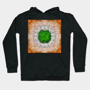 Rustic Shamrock Zentangle Hoodie